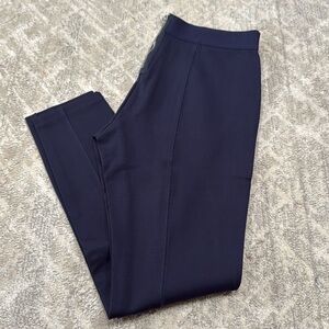 Navy blue straight leggings